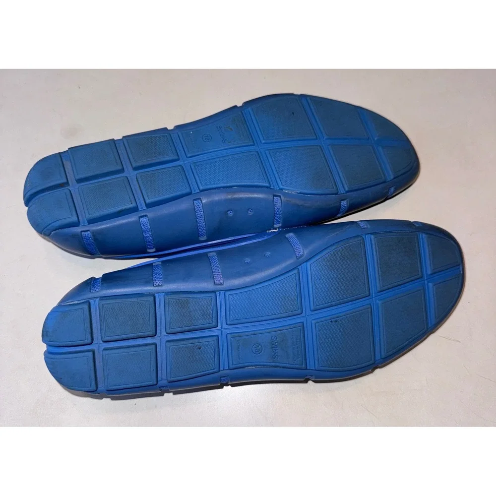 Swims Men's Penny Loafers Blue Boat Slip On Water Resistant Mesh Shoes Size 10